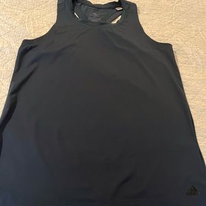 Adidas Maternity Racerback tank in dark blue